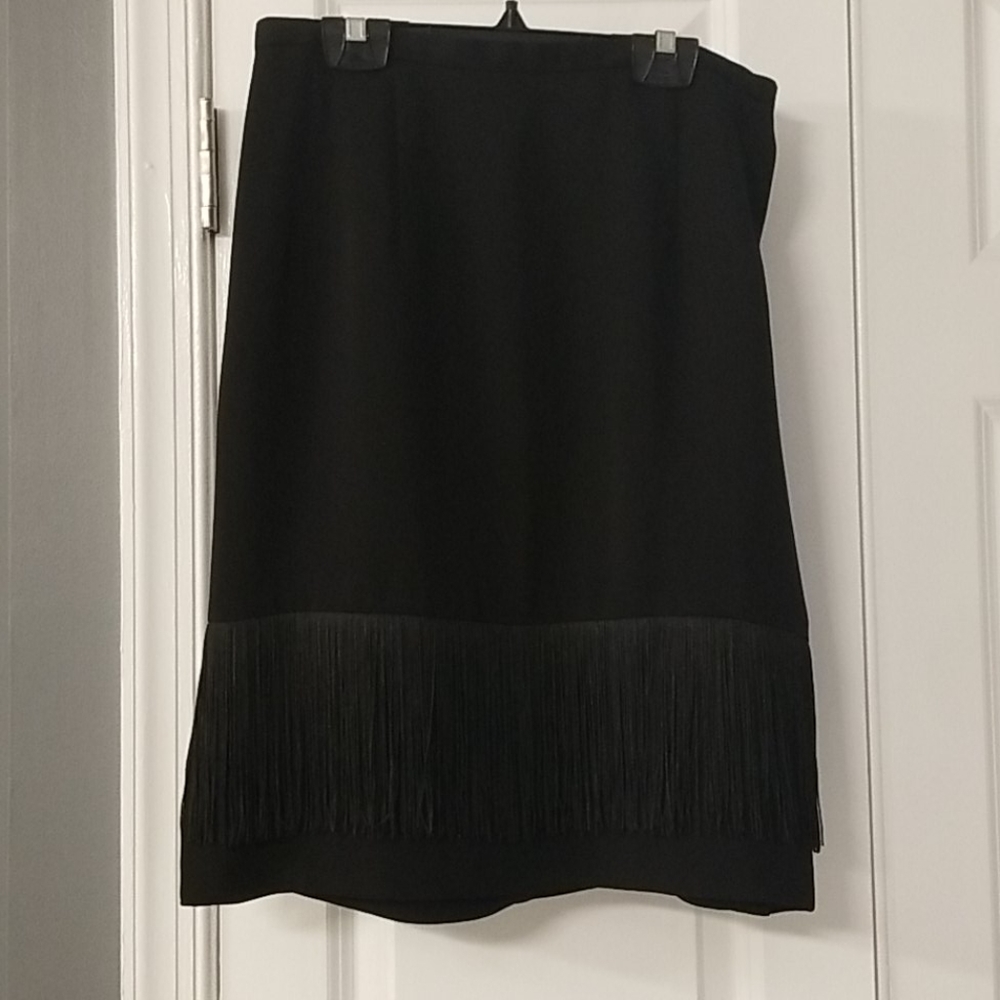Fringe Bottom Skirt